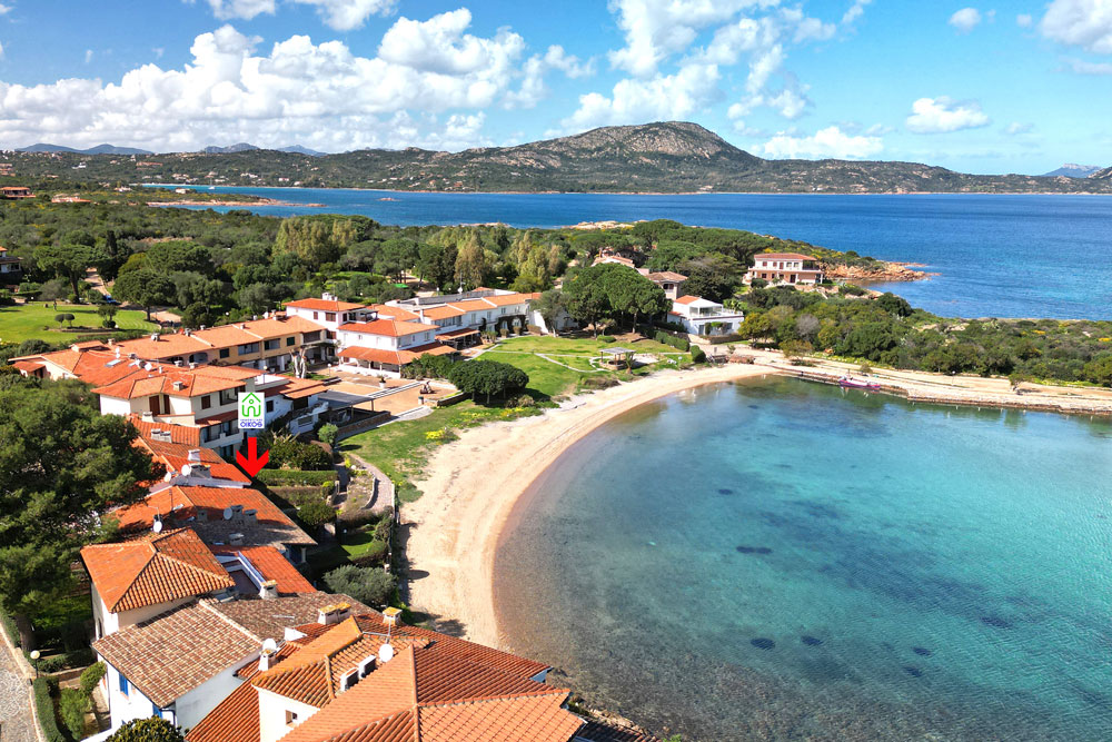 Il grippo di case visto dall'esterno